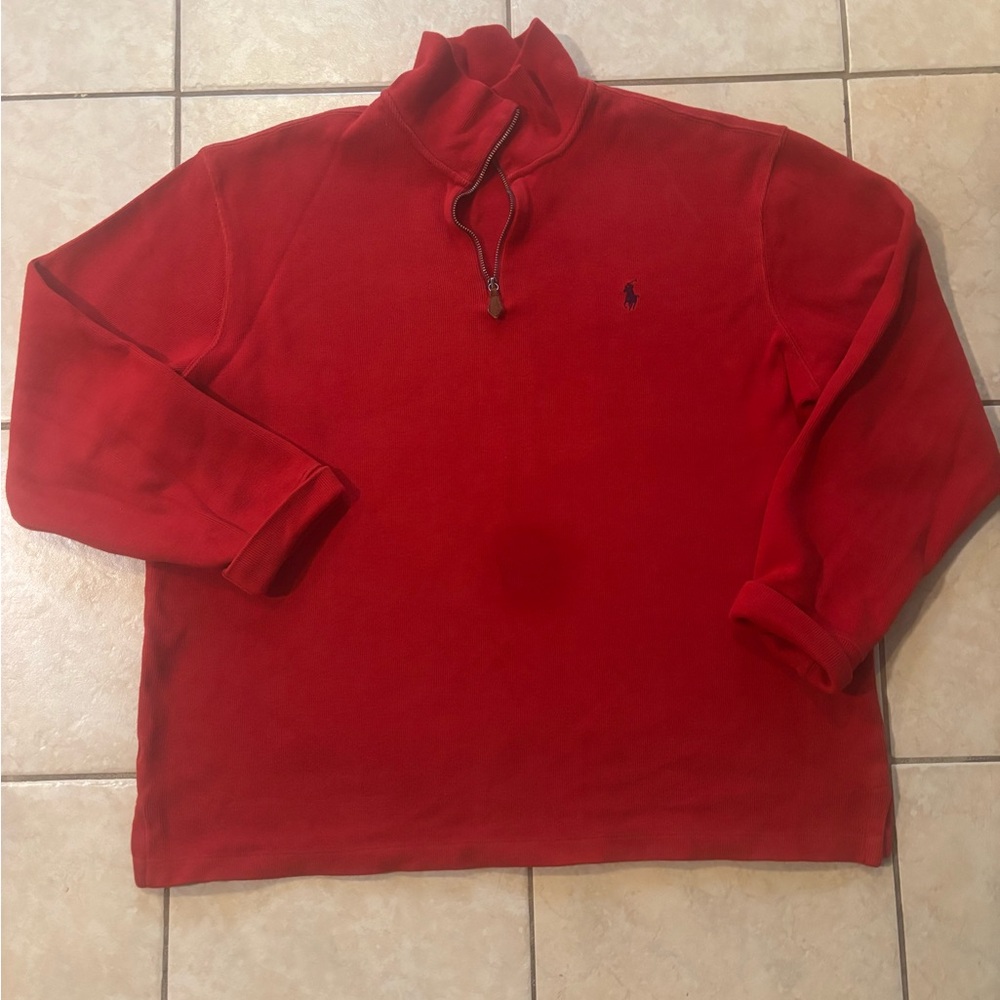 Ralph Lauren Vibrant Red Polo Pullover
